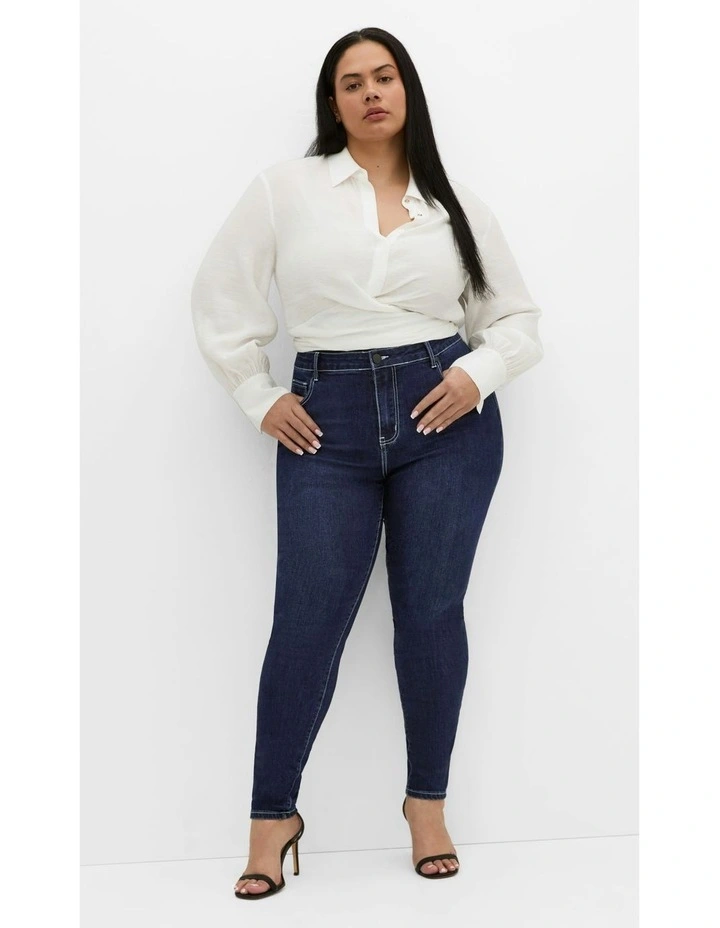 Harley Fit 90s Skinny Jeans in Denim image 2
