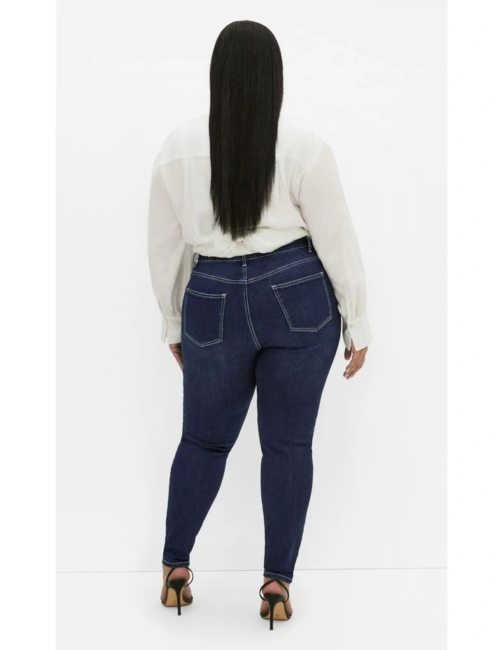 Harley Fit 90s Skinny Jeans in Denim image 3