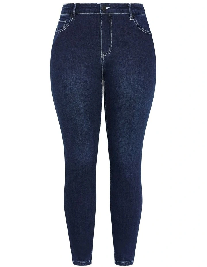 Harley Fit 90s Skinny Jeans in Denim image 4