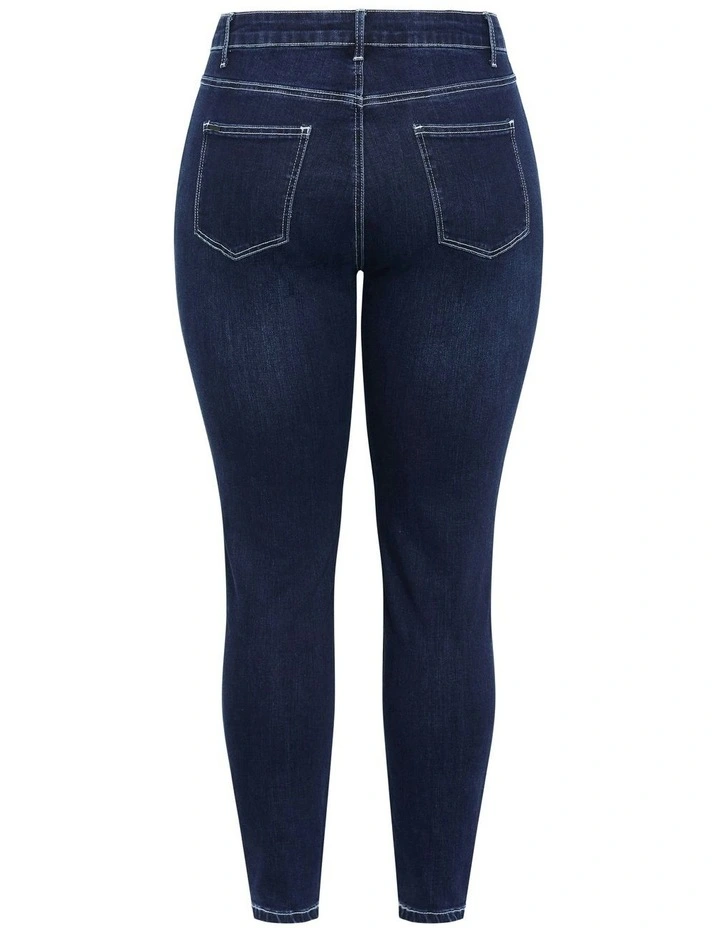 Harley Fit 90s Skinny Jeans in Denim image 5