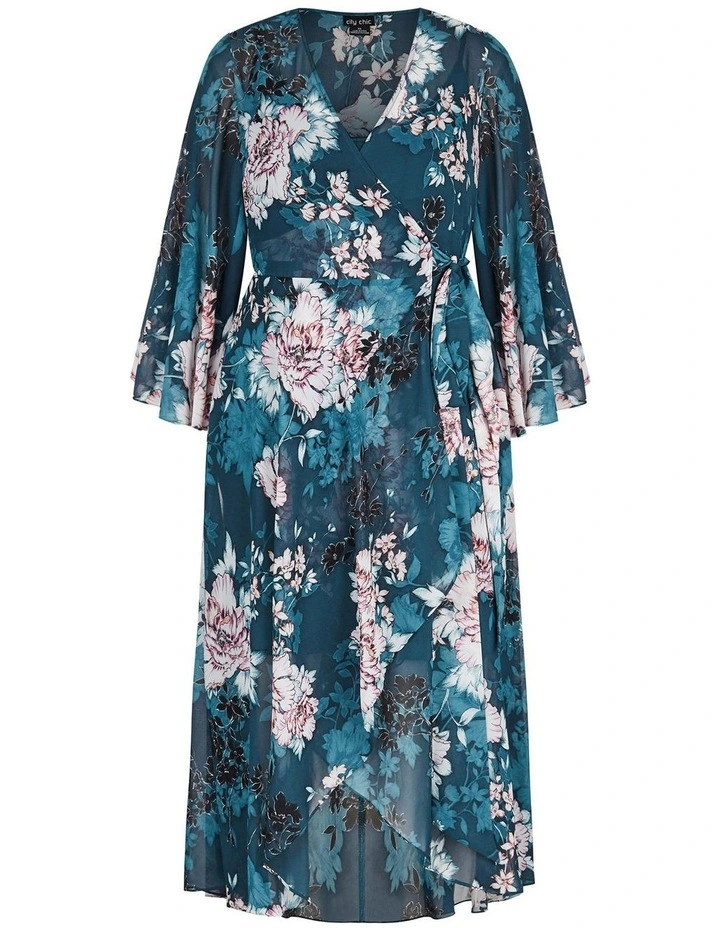 Maxi Dress in Jade Blossom image 3