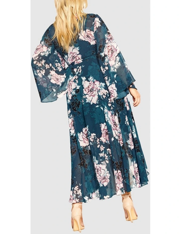 Maxi Dress in Jade Blossom image 4