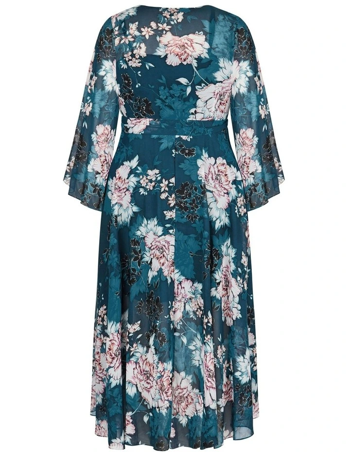 Maxi Dress in Jade Blossom image 7