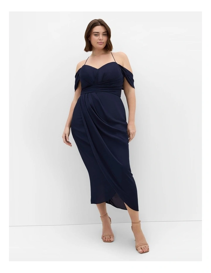 Entwine Maxi Dress in Navy image 1