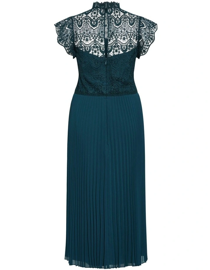 Livia Midi Dress in Peacock image 6
