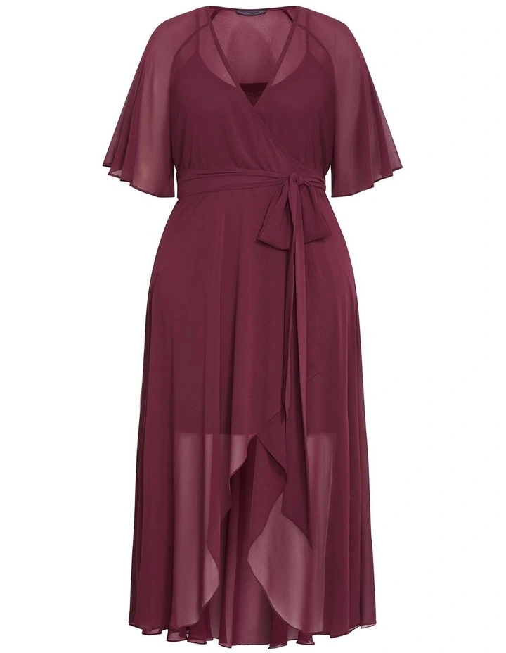 Lovers Lane Dress in Red Burgundy image 3