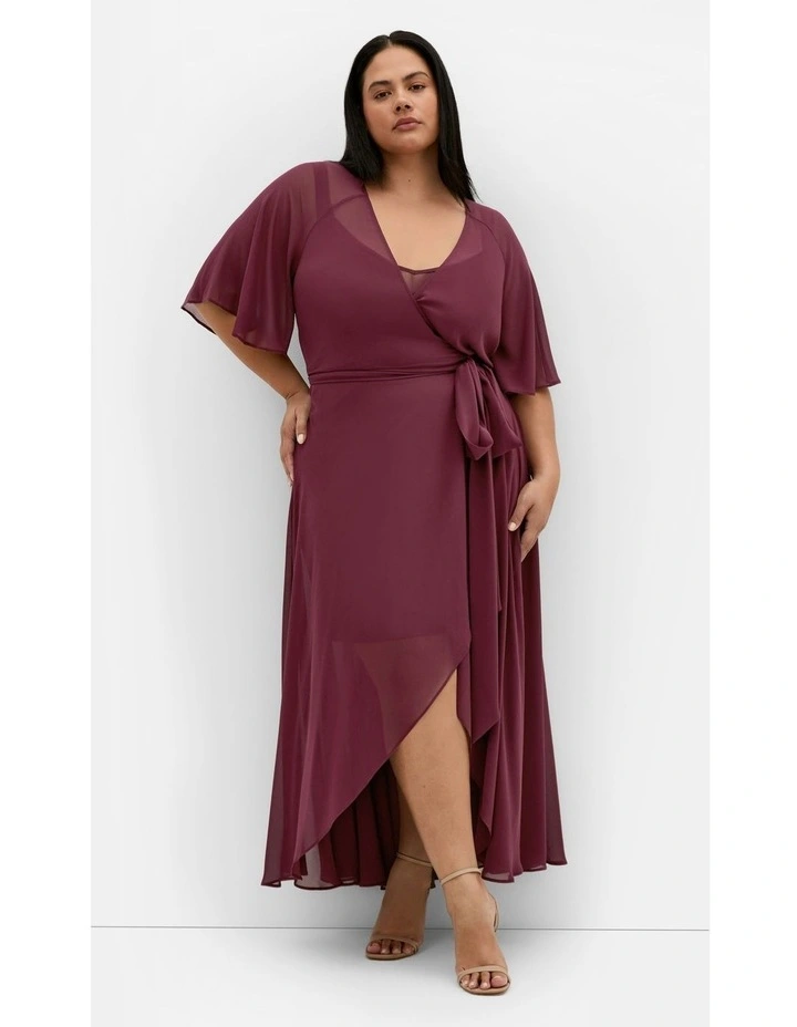 Lovers Lane Dress in Red Burgundy image 5