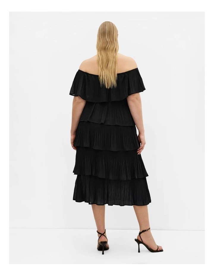 Night Garden Dress in Black image 2