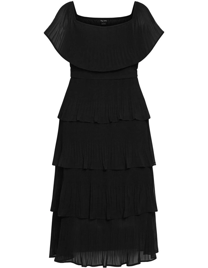 Night Garden Dress in Black image 3