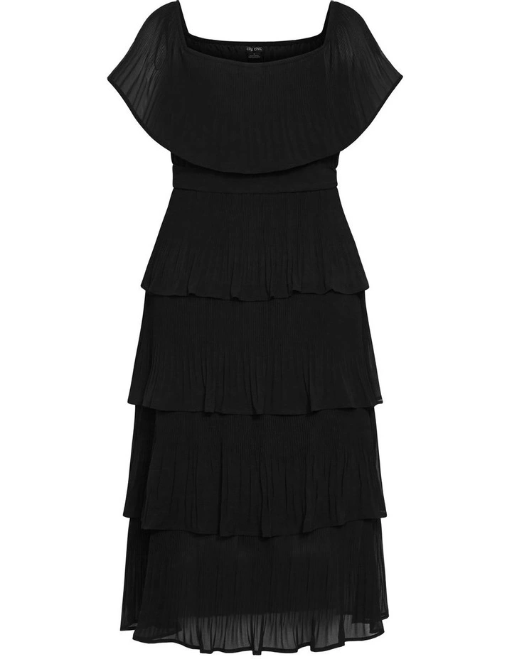 Night Garden Dress in Black image 5