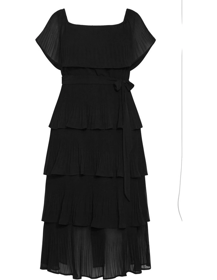 Night Garden Dress in Black image 6