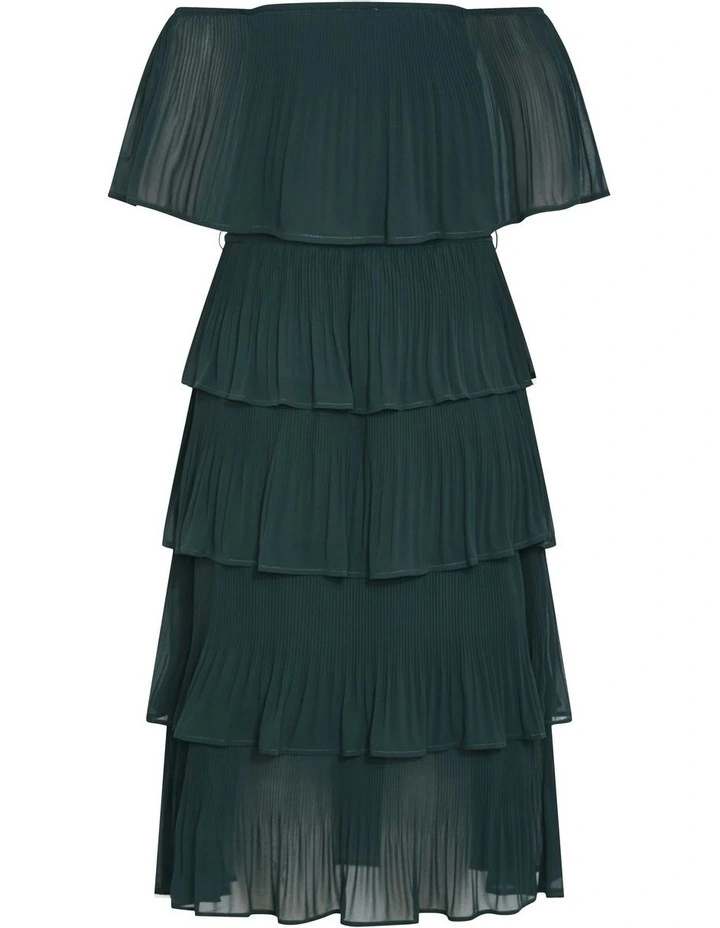 Night Garden Dress in Green Teal image 5