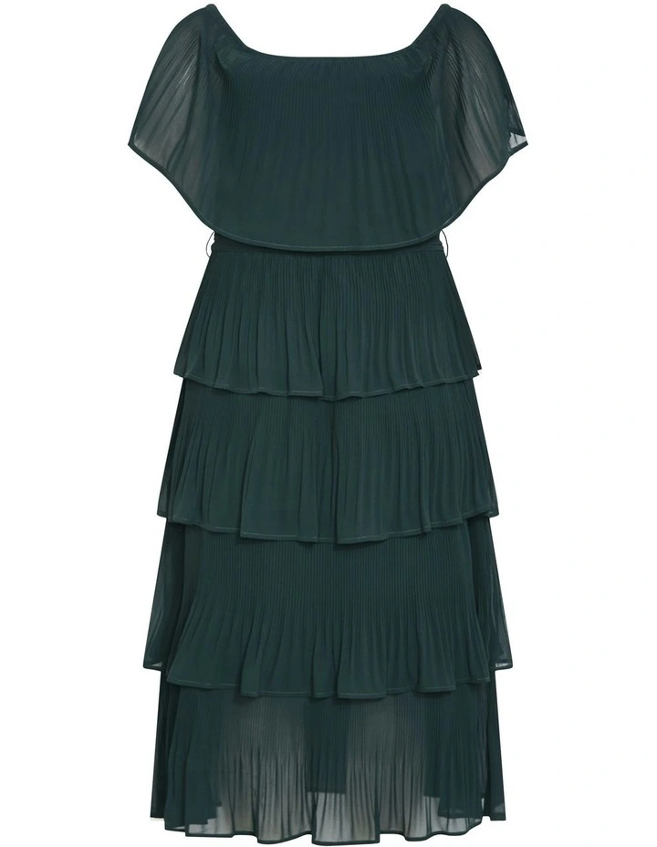 Night Garden Dress in Green Teal image 7