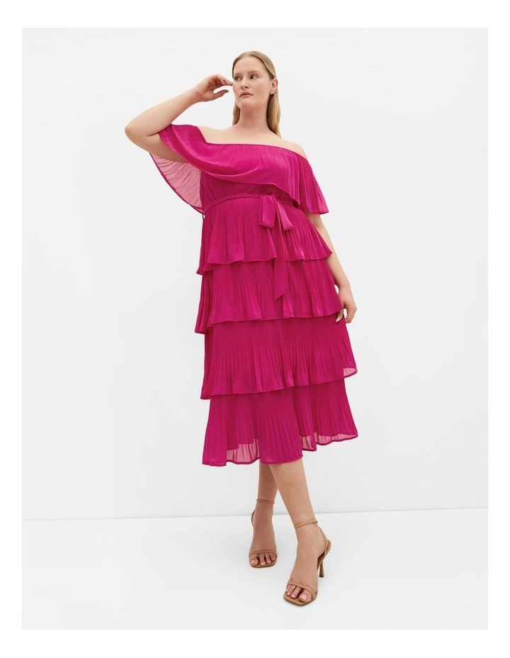 Night Garden Dress in Pink image 1