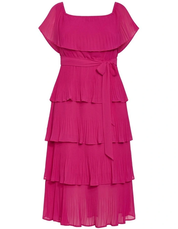 Night Garden Dress in Pink image 4