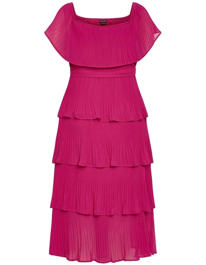 Night Garden Dress in Pink image 5