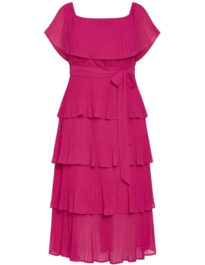 Night Garden Dress in Pink image 6