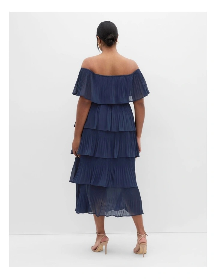 Night Garden Dress in Navy image 2