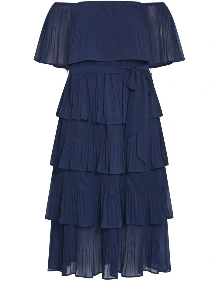 Night Garden Dress in Navy image 3