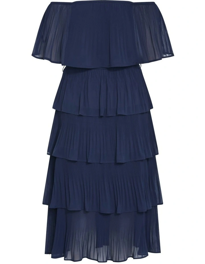 Night Garden Dress in Navy image 5