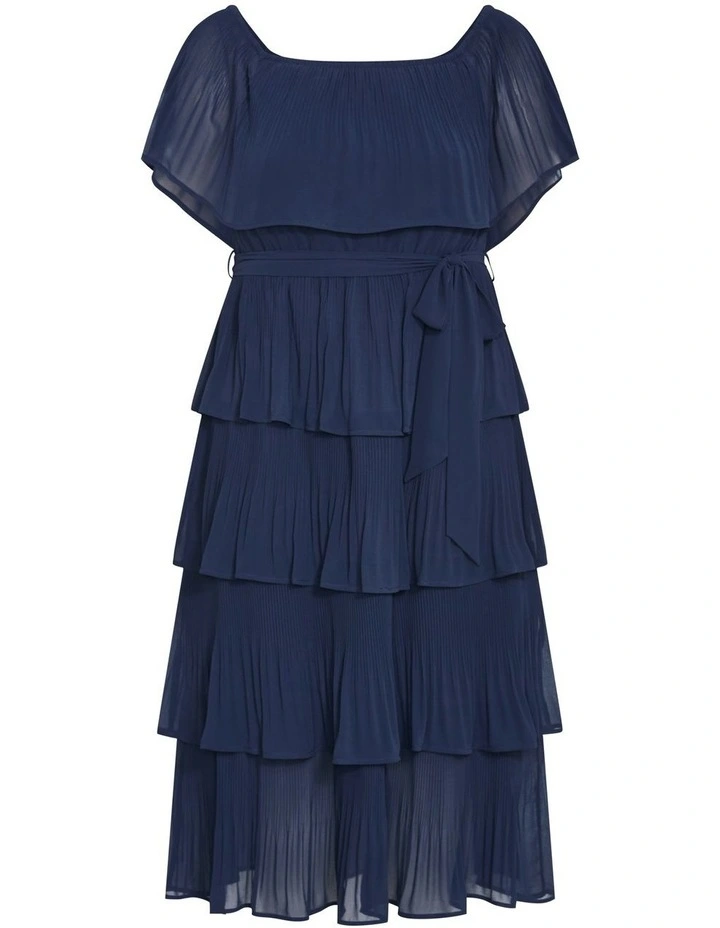 Night Garden Dress in Navy image 6