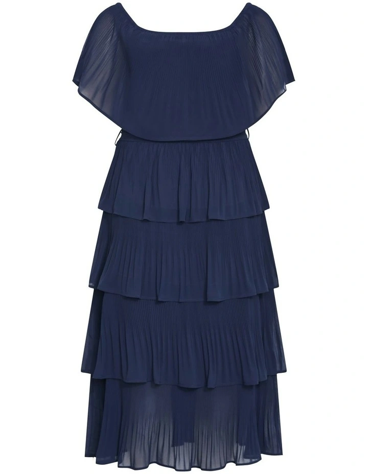 Night Garden Dress in Navy image 7