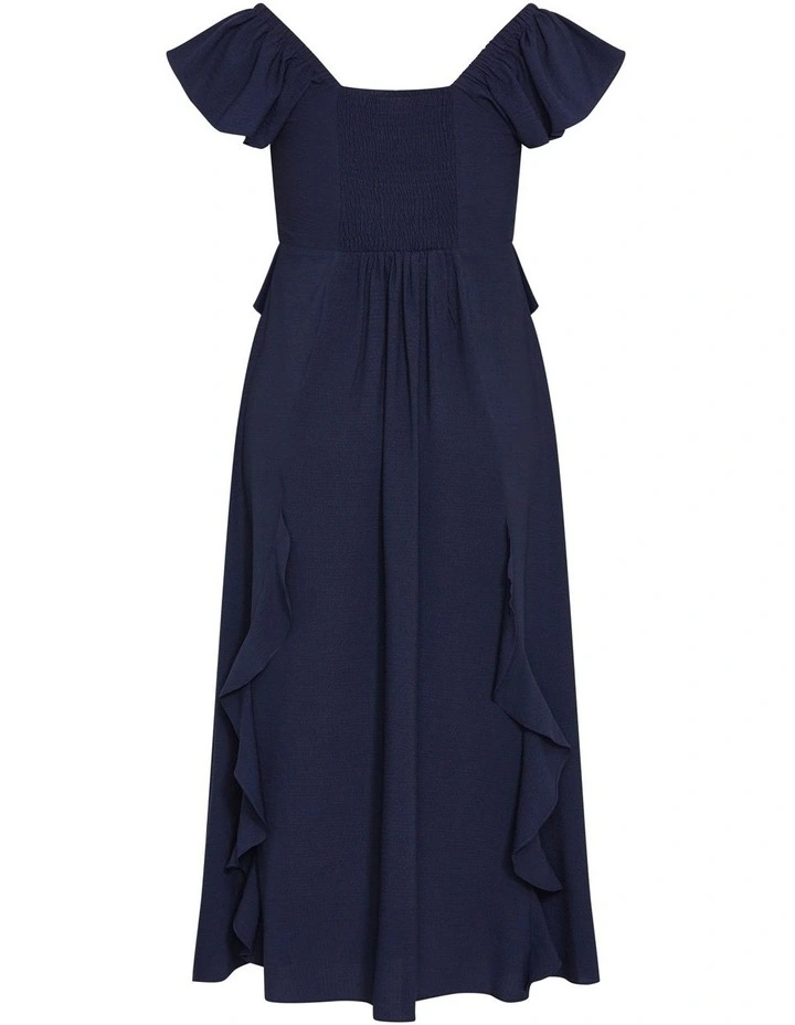 Fee Frill Maxi Dress in Blue image 4