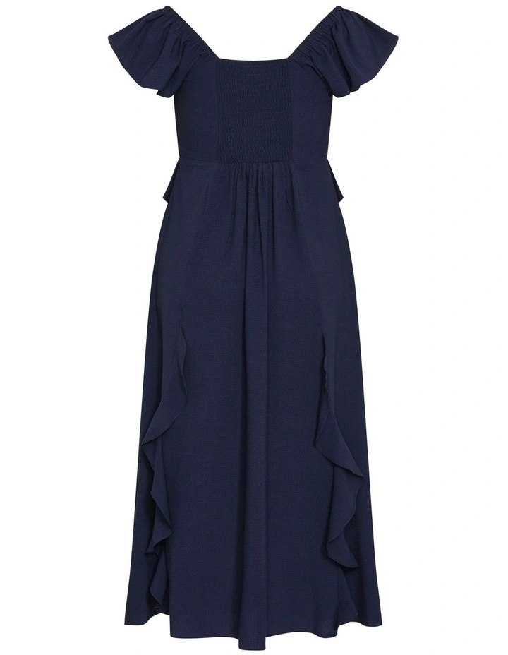 Fee Frill Maxi Dress in Blue image 5