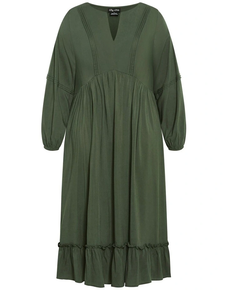 Alena Maxi Dress in Khaki image 5