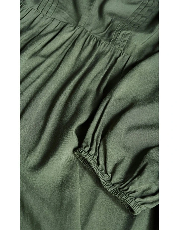Alena Maxi Dress in Khaki image 7