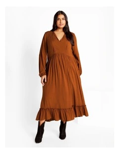 Alena Maxi Dress in Masala