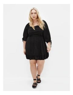 Allegra Mini Dress in Black