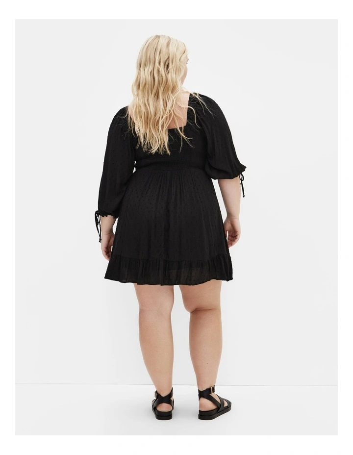 Allegra Mini Dress in Black image 2