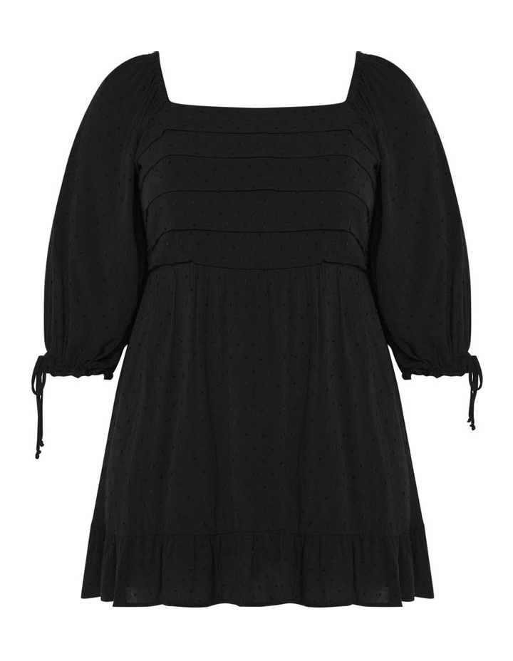 Allegra Mini Dress in Black image 5