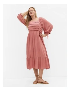 Ally Maxi Dress in Rosewood