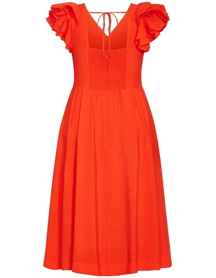 Carla Dress in Tigerlily image 4