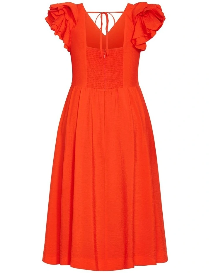 Carla Dress in Tigerlily image 5