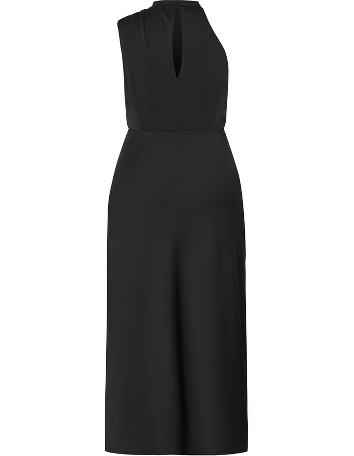 Limelight Halter Midi Dress in Black image 4