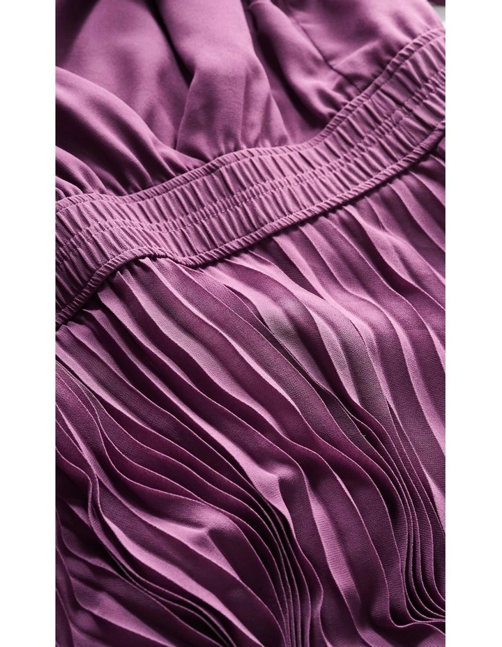 Finley Sheer Pleat Dress in Orchid image 6