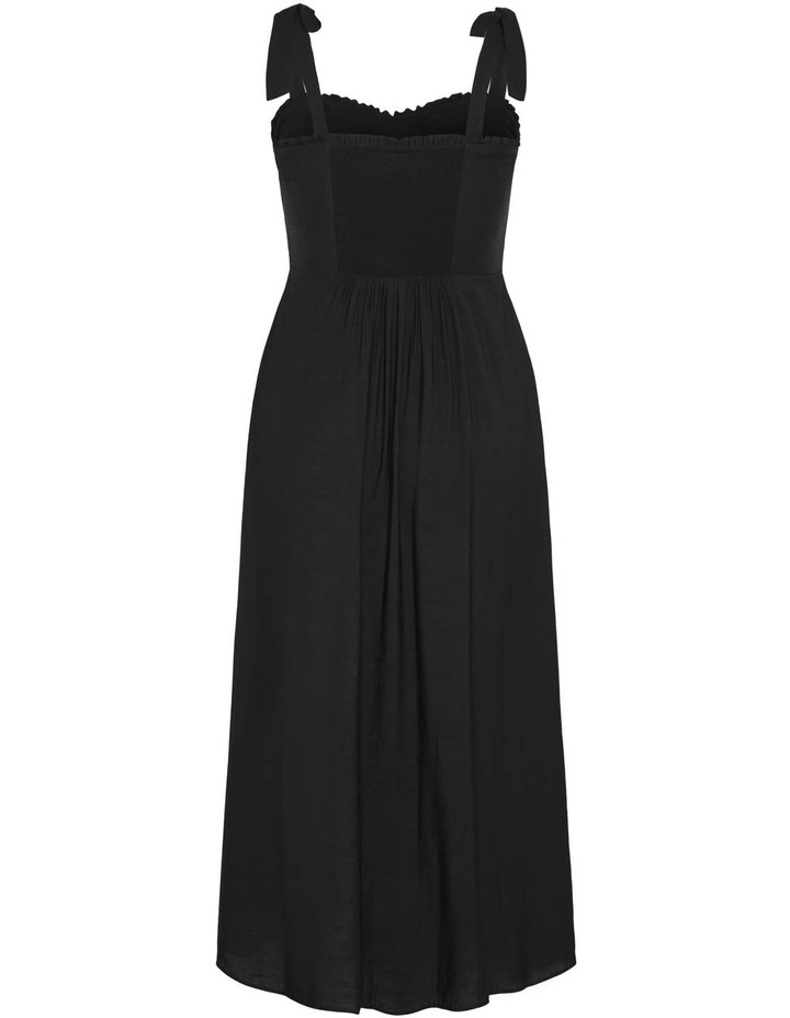Penny Sleeveless Midi Dress in Black image 6