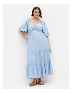 Mindy Maxi Dress in Sky Blue