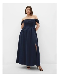 Angel Love Maxi Dress in Navy