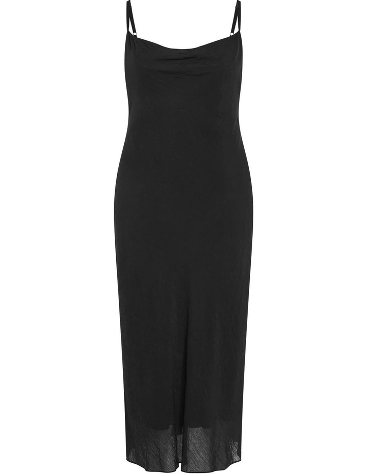 Kyra Slip Dress in Black image 5