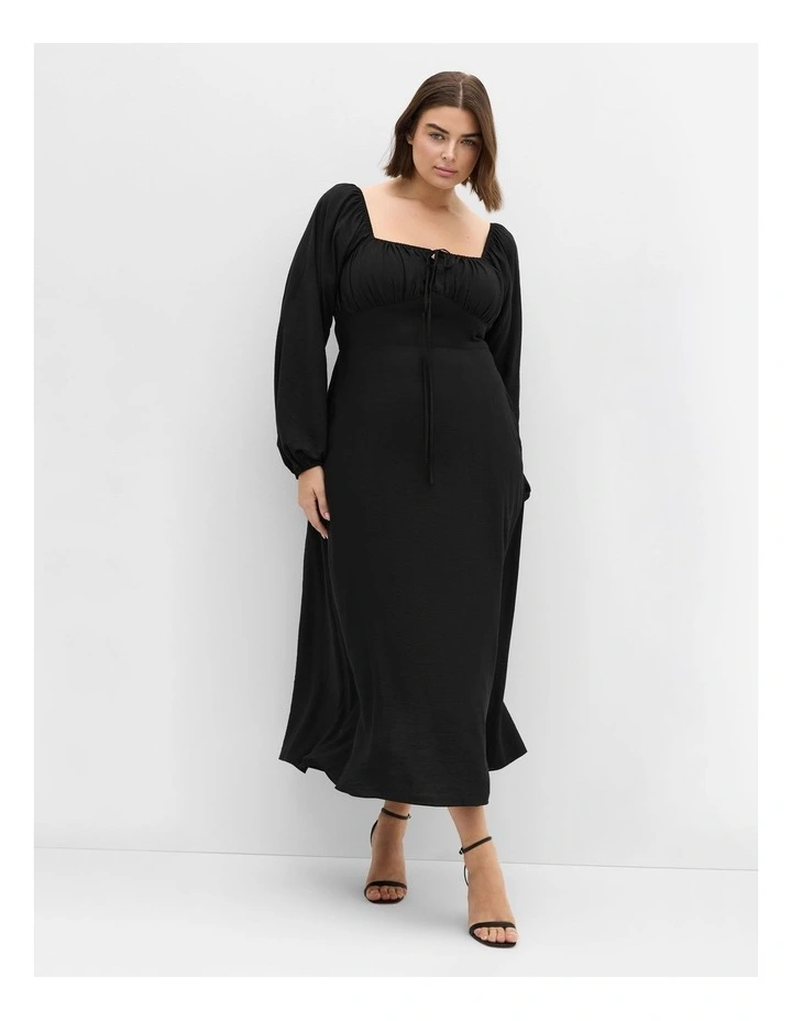 Abbigail Long Sleeve Dress in Black image 1