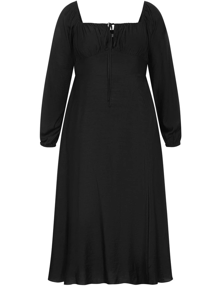 Abbigail Long Sleeve Dress in Black image 3