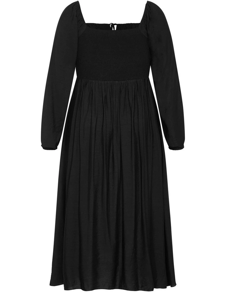 Abbigail Long Sleeve Dress in Black image 4