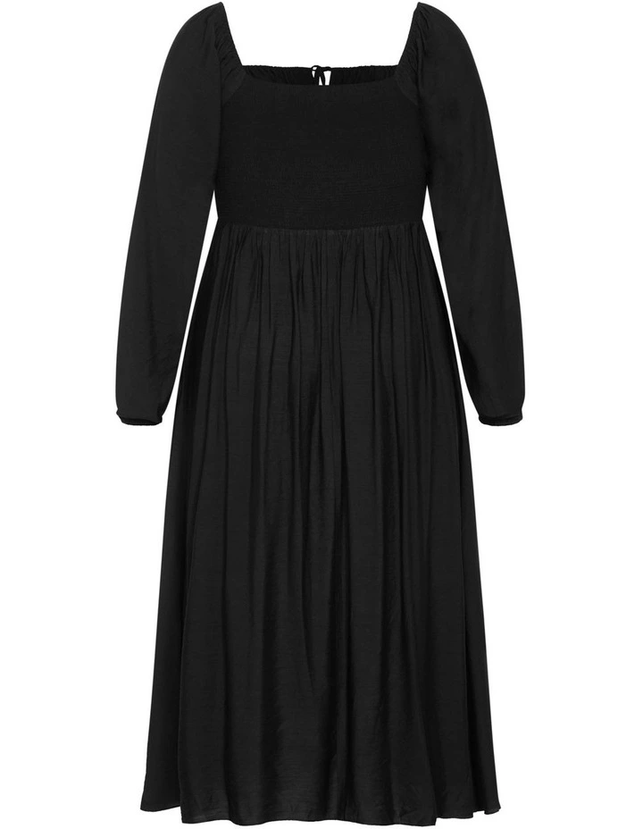 Abbigail Long Sleeve Dress in Black image 5