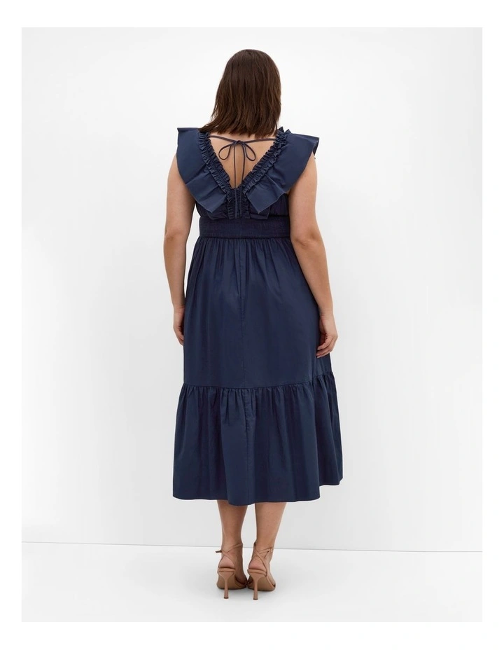 Kelly Midi Dress in Blue image 2