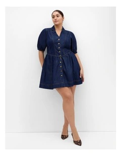 Kai Mini Dress in Dark Denim