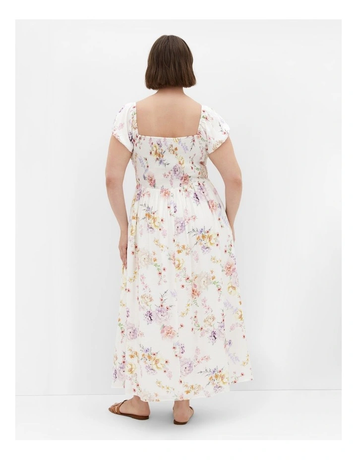Abbigail Print Midi Dress in Flirty Floral image 2